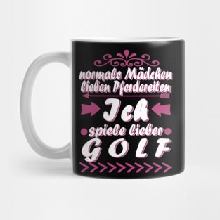 Golf Hole in One Sport Mädchen Geschenk Sprüche Mug